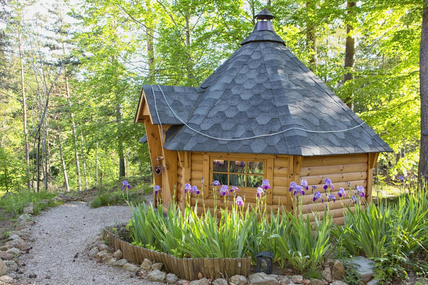 Bed and Breakfast La Roche Aux Fees Lapte Exterior foto